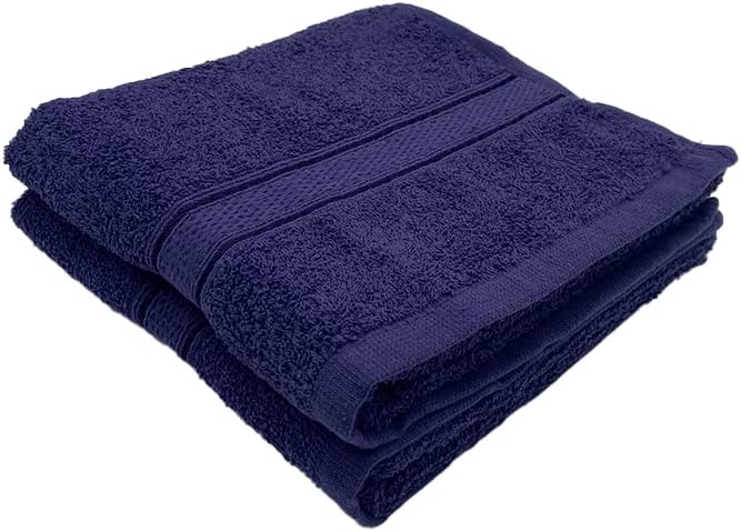 INFINI HOMES Daffodil Premium Hand Towel Set - 100% Cotton Hotel Quality Bath Linen UAE