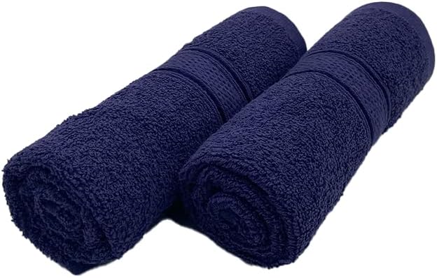 INFINI HOMES Daffodil Premium Hand Towel Set - 100% Cotton Hotel Quality Bath Linen UAE
