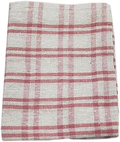 INFINI HOMES Orchard Pink Multi Checks Tea Towel Set - Premium Kitchen Linens UAE