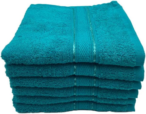 INFINI HOMES Daffodil Premium Hand Towel Set - 40x60cm (6 Pack) | 100% Cotton Hotel Quality Bath Linen UAE