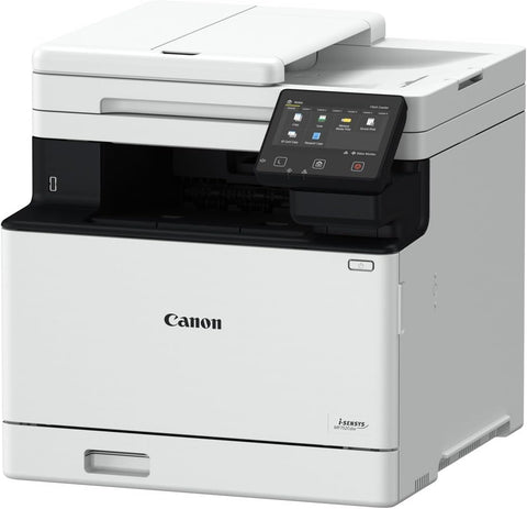 Canon i-SENSYS MF752Cdw wireless 3-in-1 colour laser printer angled view – available in UAE