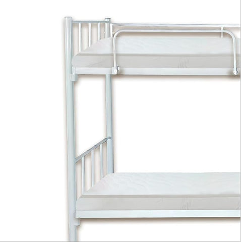 Premium Steel Metal Bunk Bed Dubai UAE | Double Grey Bunk Bed with Mattress & Ladder | INFINI HOMES