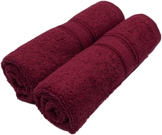 INFINI HOMES Daffodil Premium Hand Towel Set of 2 – 100% Cotton, 40x60 cm, 600 GSM, Dubai Abu Dhabi Sharjah UAE