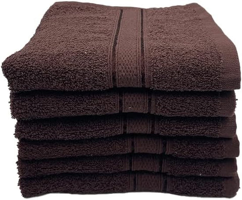 INFINI HOMES Daffodil Premium Hand Towel Set - 40x60cm (6 Pack) | 100% Cotton Hotel Quality Bath Linen UAE