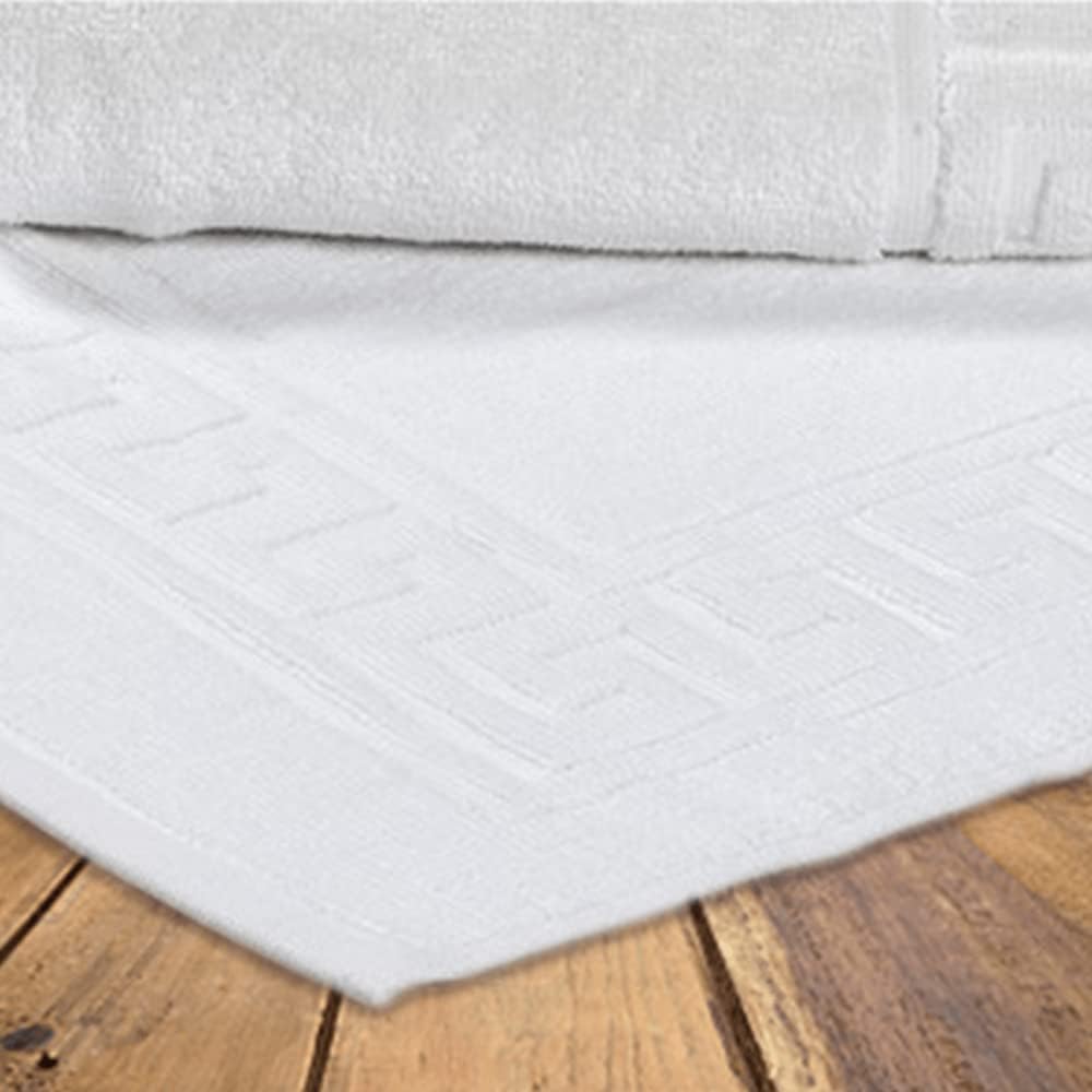 INFINI HOMES Magnolia White Luxury Hand Towel Set - Premium 100% Cotton Bath Linen UAE