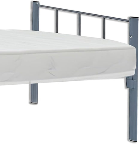 Premium Steel Single Bed with Medicated Mattress - UAE Wide Delivery | INFINI HOMES