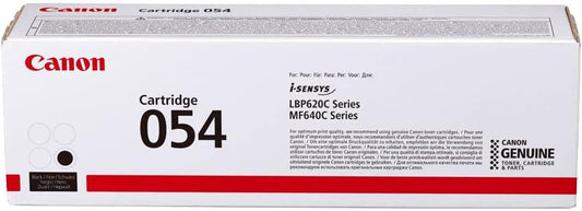 Canon 054 Black Toner Cartridge 1500 Pages - Original Laser Printer Toner UAE