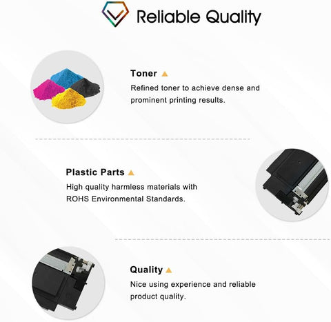 HP 117A Compatible Toner Cartridge Set - 4 Pack for HP Color Laser 150 178 179 Printers UAE