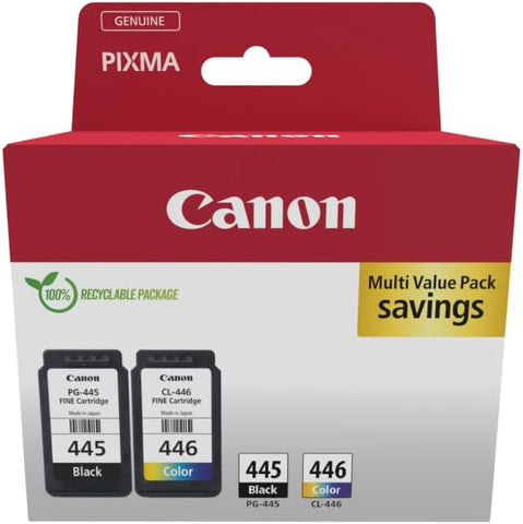 Canon PG-445/CL-446 Original Ink Cartridges Dubai UAE - Black & Color Set