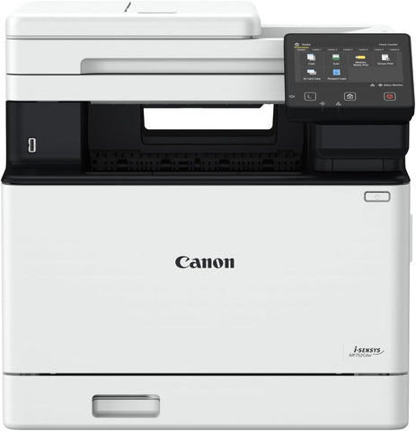 Canon i-SENSYS MF752Cdw Colour Laser Printer front view with touchscreen display – buy in UAE