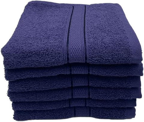 INFINI HOMES Daffodil Premium Hand Towel Set - 40x60cm (6 Pack) | 100% Cotton Hotel Quality Bath Linen UAE