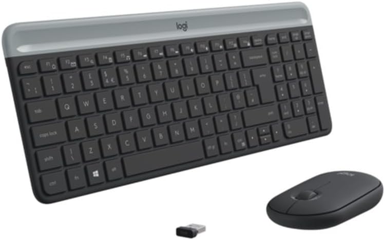 Logitech MK470 Wireless Keyboard and Mouse Combo UAE | Dubai, Abu Dhabi, Sharjah, Ajman, Fujairah, Ras Al Khaimah & Umm Al Quwain