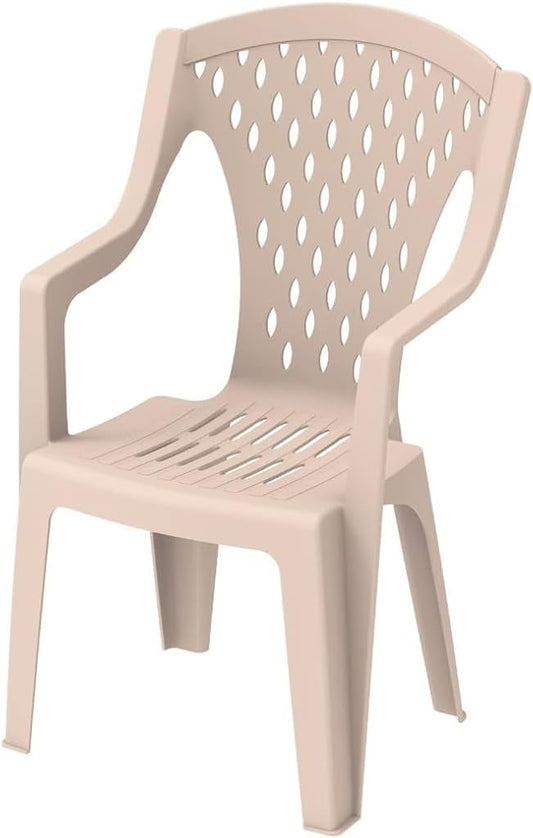 كرسي الملكة البيج - أثاث خارجي فاخر الإمارات | Queen Chair Beige Premium Outdoor Furniture UAE Dubai Abu Dhabi Sharjah