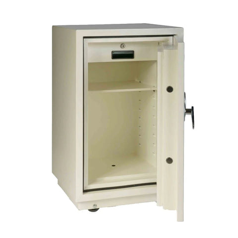 Valberg FRS-67 KL Fire-Resistant Safe – White, Dual Key Lock System