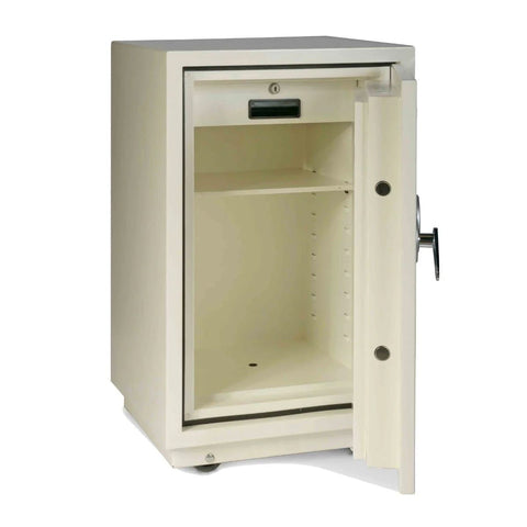 Valberg FRS-75 KL Fire-Resistant Safe – White, Dual Key Lock System