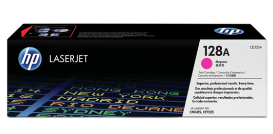 HP 128A Magenta Toner Cartridge CE323A - UAE Delivery | Dubai Abu Dhabi Sharjah