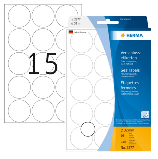Herma Office Pack Merchandise Seal Labels 32mm - UAE Wide Delivery | Dubai Abu Dhabi Sharjah