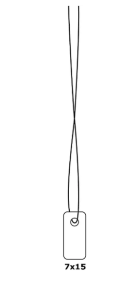 Herma Merchandise Tags with String 7x15mm White - UAE Wide Delivery | Dubai Abu Dhabi Sharjah