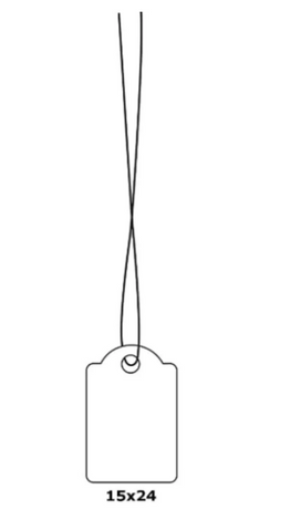Herma Merchandise Tags with String 15x24mm White - UAE Wide Delivery | Dubai Abu Dhabi Sharjah