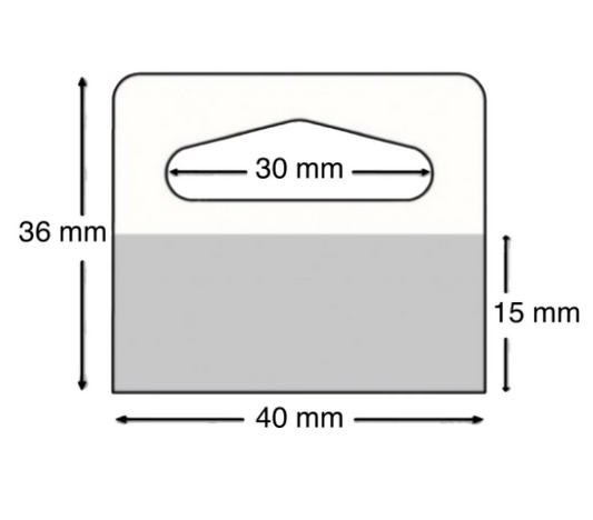 Clear Self-Adhesive Heavy Duty Retail Hangers UAE | 4x3.6cm | Dubai Abu Dhabi Sharjah