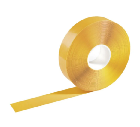 Durable DURALINE Permanent Marking Tape 50mm x 30m Yellow - UAE Wide Delivery to Dubai, Abu Dhabi & All Emirates