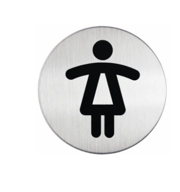 Durable Picto WC Women Sign - Premium Restroom Signage UAE | Dubai Abu Dhabi Sharjah