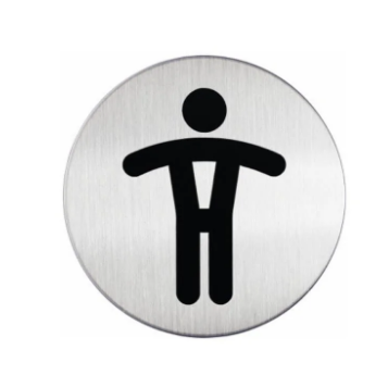 Durable Picto WC Men Sign - Premium Washroom Signage UAE | Dubai Abu Dhabi Sharjah