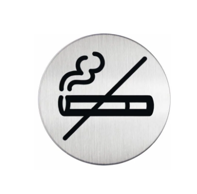 Durable Picto NO SMOKING Sign - Premium Safety Signage for UAE Offices & Buildings
