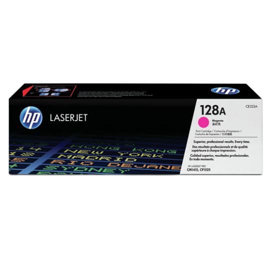 HP 128A Magenta Toner Cartridge CE323A - UAE Delivery | Dubai Abu Dhabi Sharjah