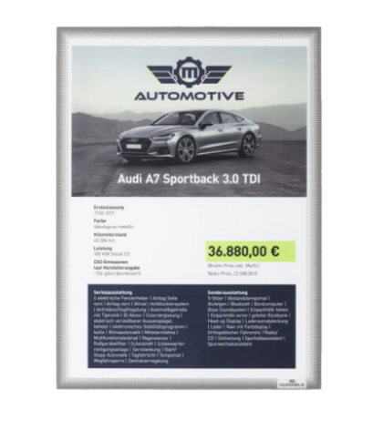 Durable INFO POCKET A4 Static Cling Document Holders - 5 Pack Grey | UAE Office Supplies