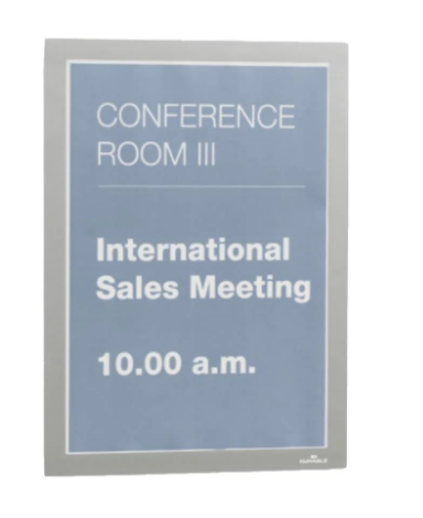 DURAFRAME Self-Adhesive Magnetic Frame A4 UAE | Dubai Abu Dhabi Sharjah | 2-Pack Silver