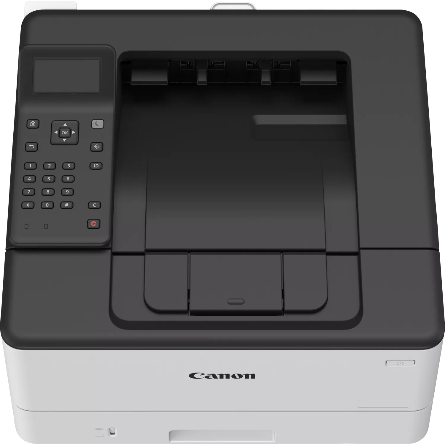 Canon i-SENSYS LBP246dw top view with full keypad control panel and duplex output tray – office laser printer UAE