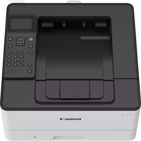 Canon i-SENSYS LBP246dw top view with full keypad control panel and duplex output tray – office laser printer UAE