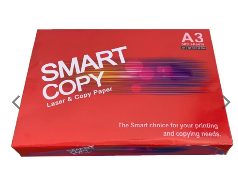 SMART COPY Paper A3, 80gsm, 500sheets/ream, White