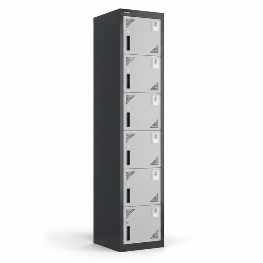 GO 6 Tier Locker | Steel Storage Locker UAE – Model GO-T6 (FYD-G006)