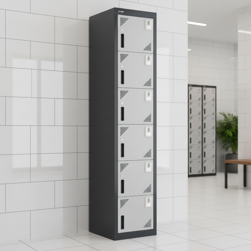 GO 6 Tier Locker | Steel Storage Locker UAE – Model GO-T6 (FYD-G006)