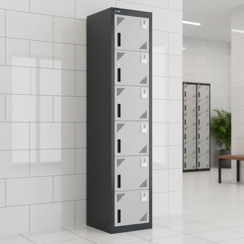 GO 6 Tier Locker | Steel Storage Locker UAE – Model GO-T6 (FYD-G006)
