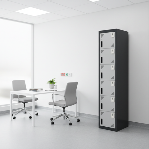 GO 6 Tier Locker | Steel Storage Locker UAE – Model GO-T6 (FYD-G006)