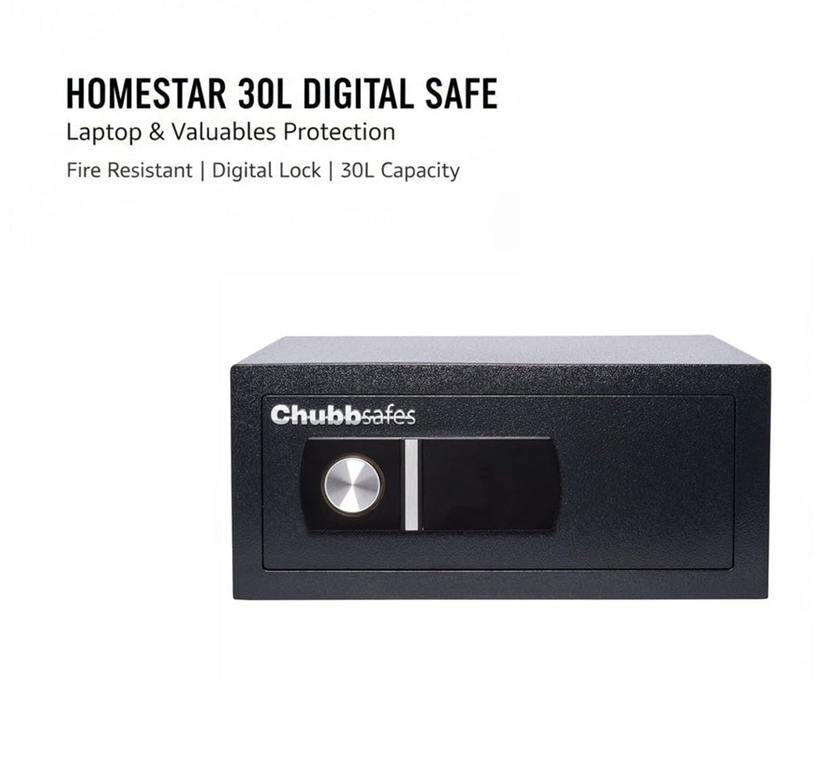 Chubbsafes HOMESTAR 30L Digital Laptop Safe – Anthracite Finish