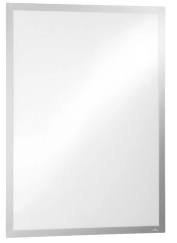 Durable DURAFRAME Poster, Self-Adhesive Magnetic Frame with UV Resistant, A1, Silver