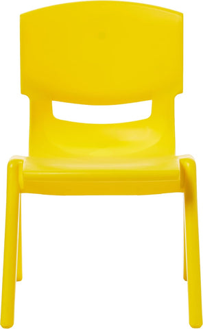 Premium Plastic Junior Deluxe Chair Yellow - Kids Furniture UAE | Dubai Abu Dhabi Sharjah