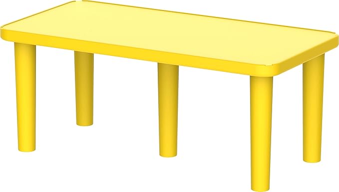 Premium Rectangle Kindergarten Table UAE - Dubai Abu Dhabi Sharjah Ajman Yellow