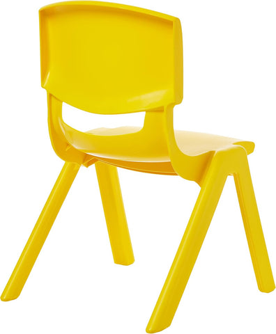 Premium Plastic Junior Deluxe Chair Yellow - Kids Furniture UAE | Dubai Abu Dhabi Sharjah
