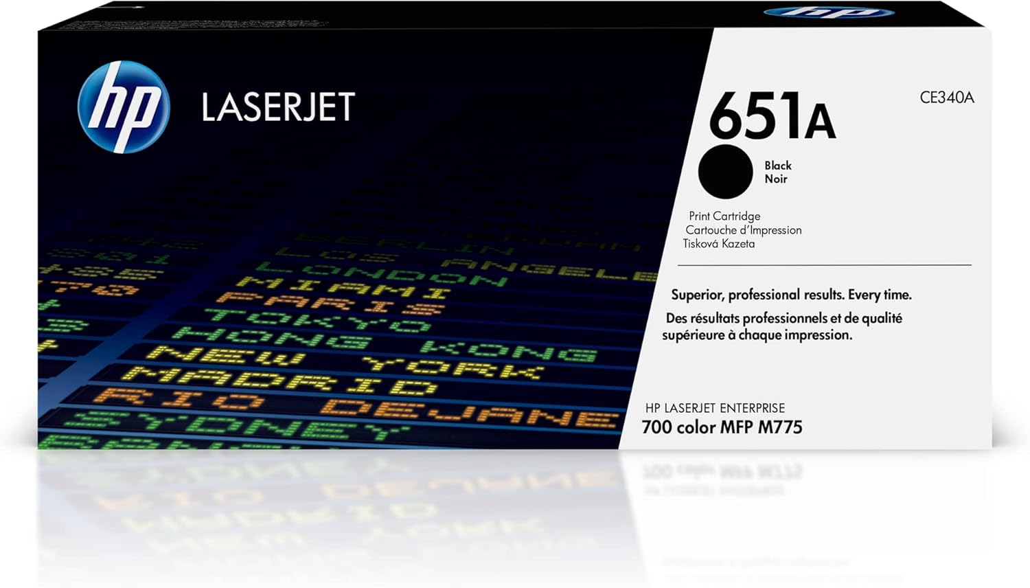 HP 651A Black Toner Cartridge CE340A - Original LaserJet Toner Dubai UAE