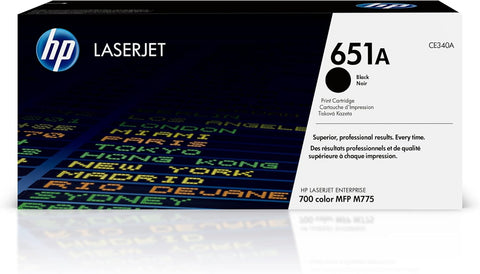 HP 651A Black Toner Cartridge CE340A - Original LaserJet Toner Dubai UAE