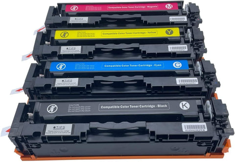 HP 207A Toner Cartridge Set - Compatible W2210A W2211A W2212A W2213A for HP LaserJet Pro M255dw M282dn M283fdw - UAE