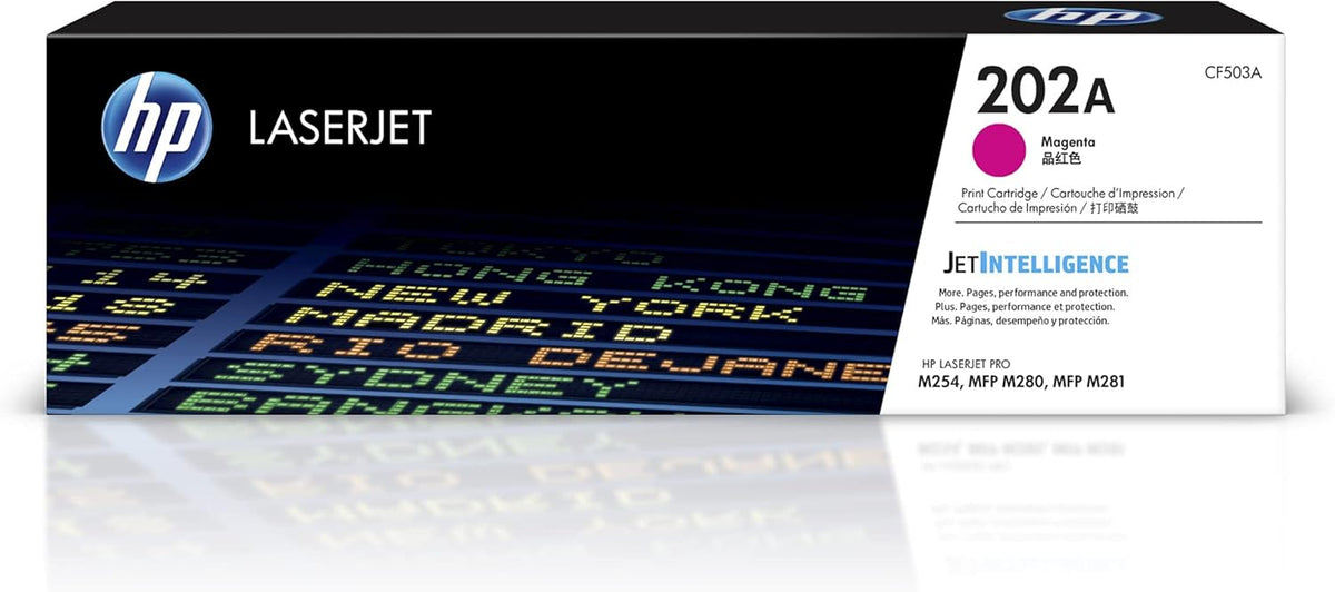 HP 202A Magenta Toner Cartridge CF503A | Original HP Toner for LaserJet Pro M254 M281 | UAE