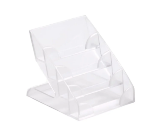 Premium Business Card Display Holder 4-Tier | UAE Office Supplies | Dubai Abu Dhabi Sharjah