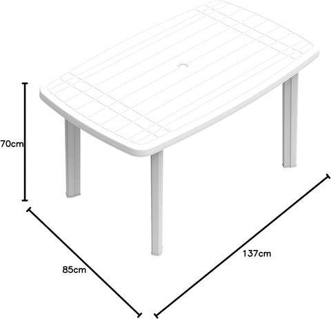 Long White Table Dubai | Premium Dining Tables UAE | INFINI HOMES