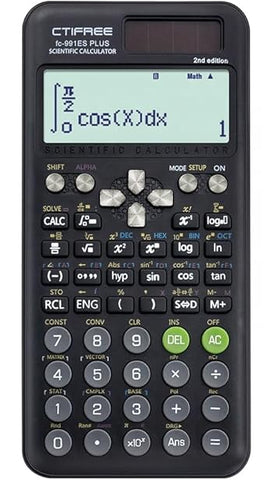 Scientific Calculator 417 Functions - FC-991ES Plus 2nd Edition | Solar Powered Calculator UAE